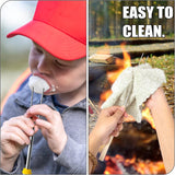 Extendable Stainless Steel Roasting Sticks - Smores Sticks for Fire Pit Long 32 Inch, Smore Skewers Hot Dog Fork Campfire Accessories, Camping - Image 7