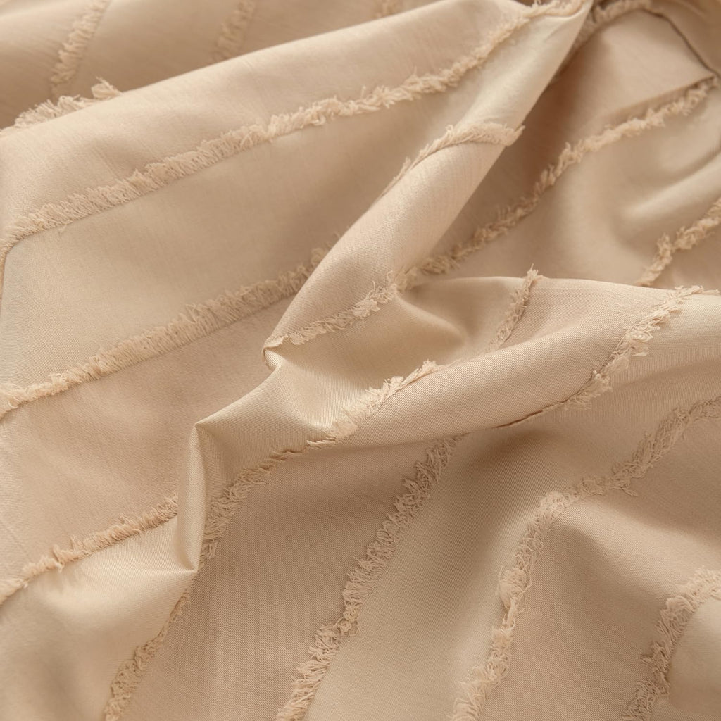 Dust Ruffle Bed Skirt, Queen Size Beds - 16 Inch Drop, Camel