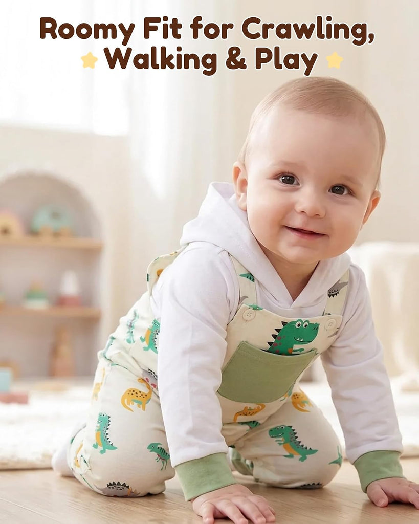Baby Boy Clothes Newborn Outfit Long Sleeves Infant Romper Fall Winter Jumpsuit Animals Overalls Pants