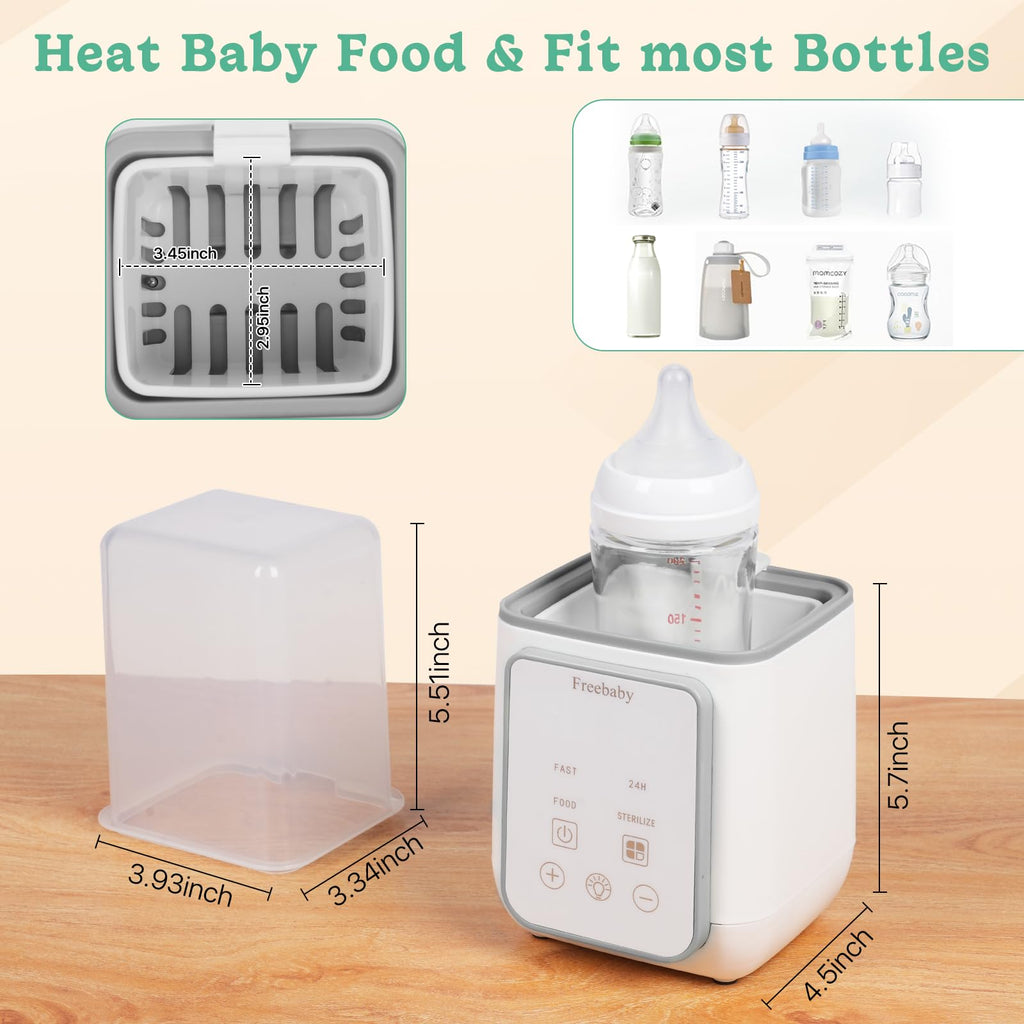 Bottle Warmer,Fast Baby Bottle Warmer for Breast Milk & Formula, Accurate Temperature Control,Milk Warmer for All