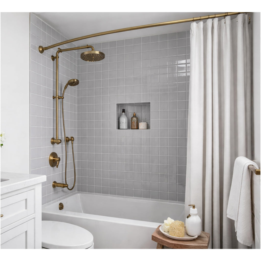 4 in Ceramic Tile Gloss 4 1/4" Box of 10 Pieces Wall and Kitchen Backsplash by - Glossy Finish, Classic Look (Gray)