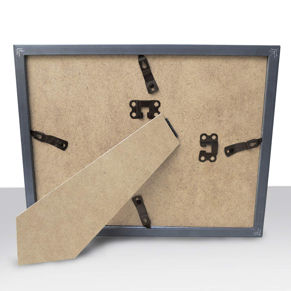 8.5x11 Picture Frames Diploma Certificate Document Award 8.5 x 11 Frame Black, Wall or Tabletop, Set of 6