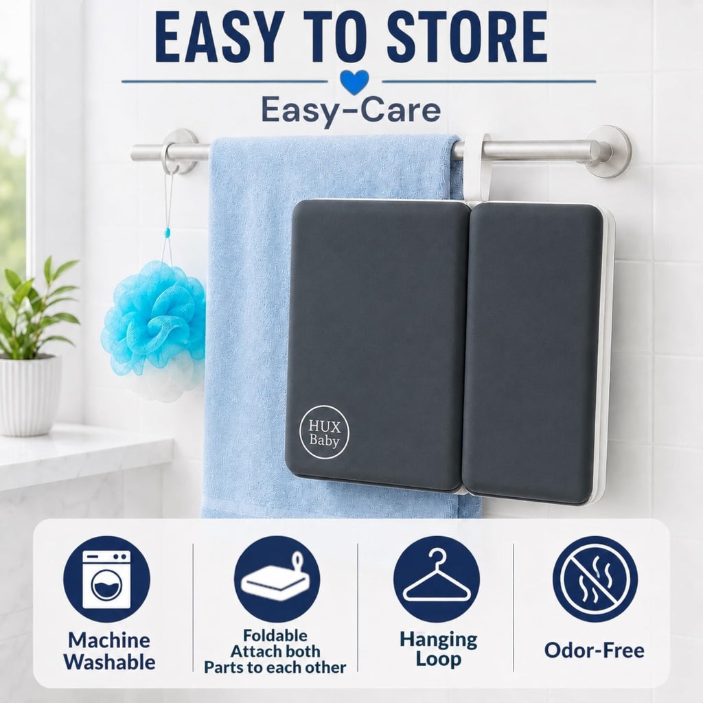 Comfortable Baby Bath Kneeler and Elbow Rest Pad Set, Non-Slip Bathtub Kneeling Pad for Bathing Baby, Bath Tub