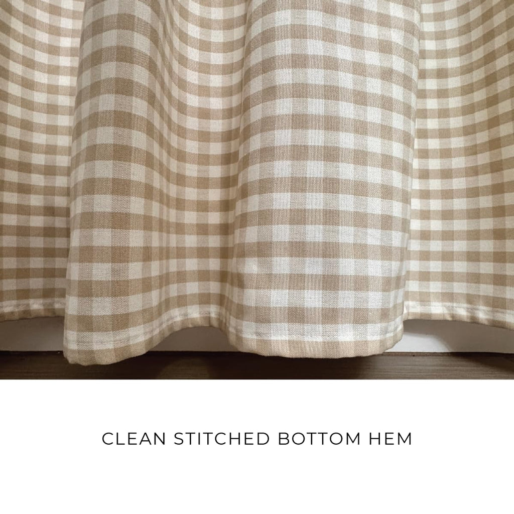 Modern Farmhouse Tassel Gingham Chic Design (Gingham Chic, 72"x72")
