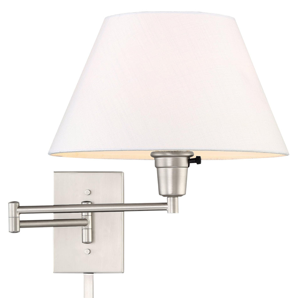 Cambridge 15" Modern Swing Arm Wall Sconce with 3-Way Switch