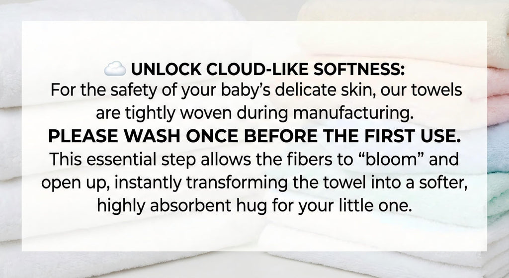 Hooded Baby Towel - 3 Pack Premium Soft Bath Towel for Baby, Newborn,Infant - Ultra Absorbent,Natural Baby Stuff