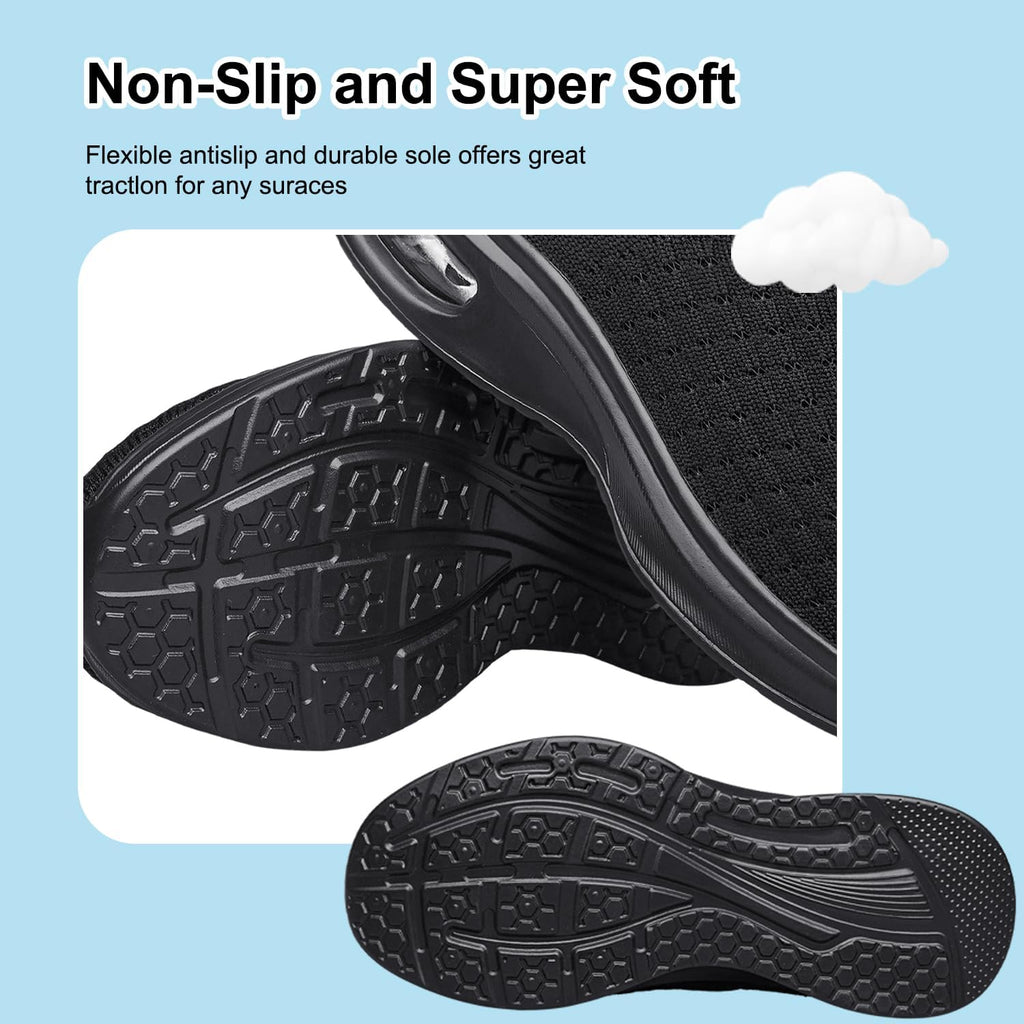 Boys Girls Sock Shoes Toddlers Kids Sneakers Slip on Fitness Tennis Walking School Shoes for Toddler/Little Kid/Big