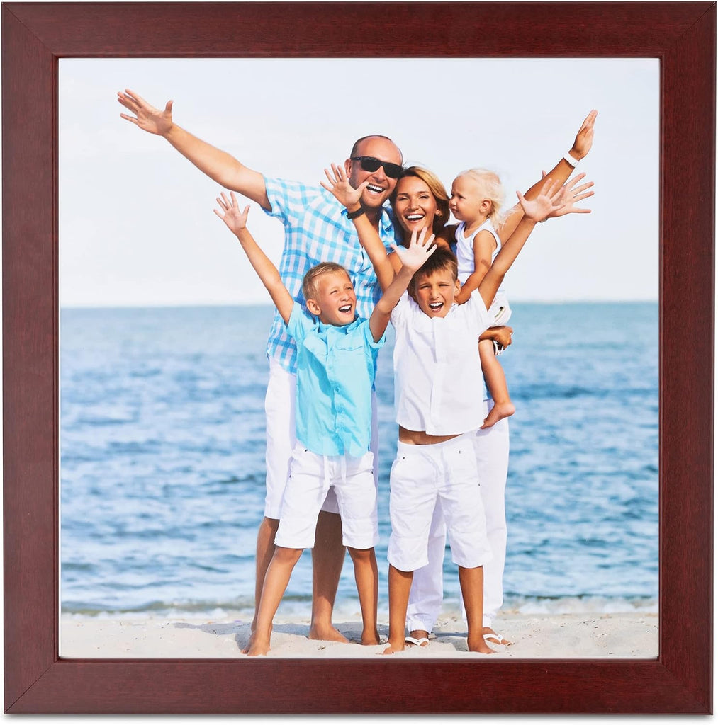 24x36 Inch Red Picture Frame, This 1.25" Custom Poster Frame is Cherry Style, for Your Art or Photos