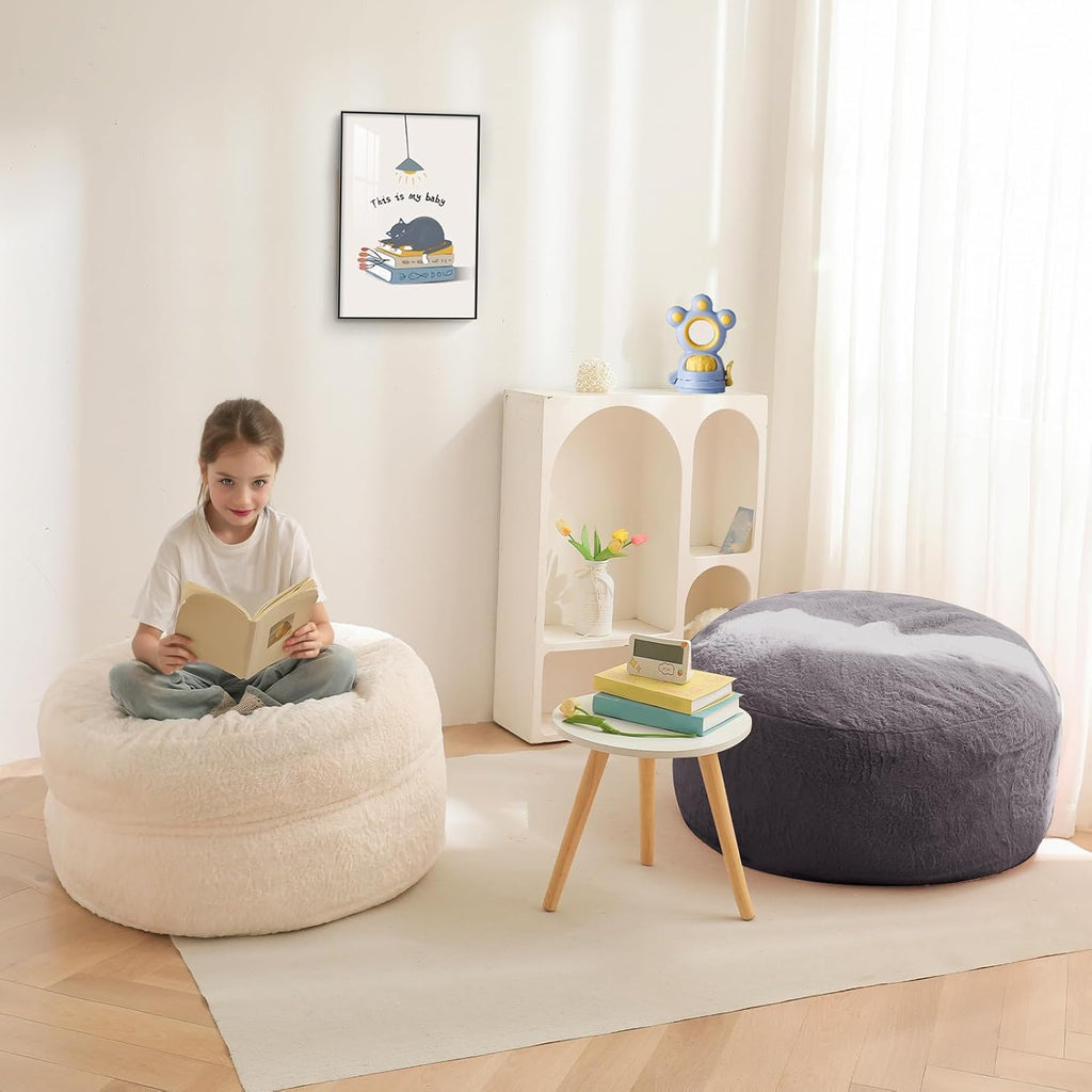 Bean Bag Chair for Kids, Convertible Bean Bag Sofa Couch Seat