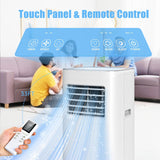 Portable Air Conditioners, 3-in-1 8500 BTU Cooling Unit with Fan & Dehumidifier for Room, Quiet Operation