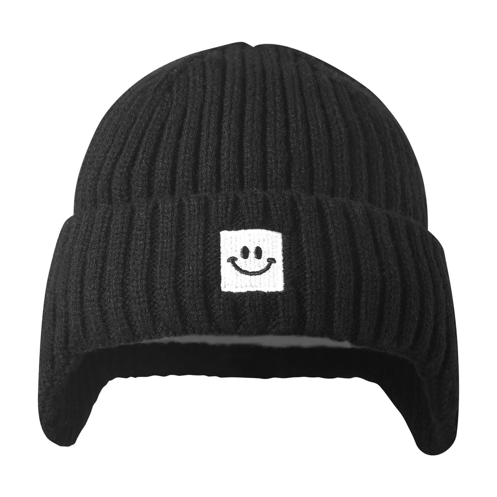 Baby Hat, Black/Gray 2 Pack