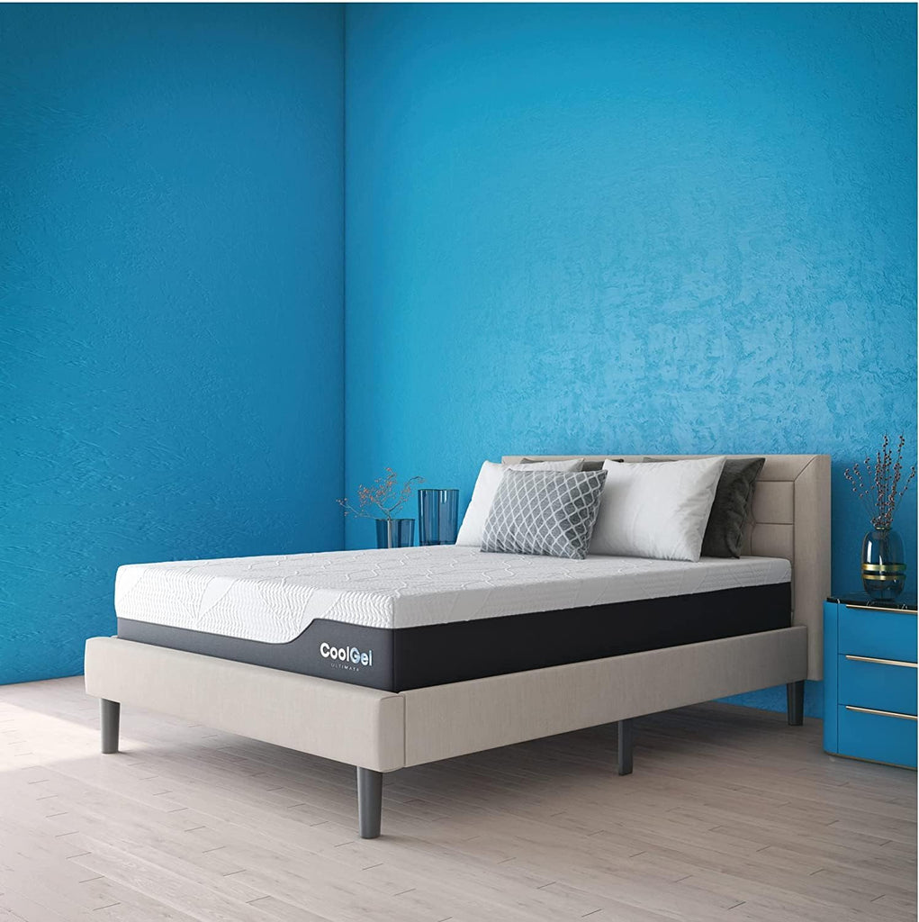 12 Inch Queen Mattress, Cooling Gel Memory Foam Mattress in a Box, Medium Firm Support & Pressure Relief, Fiberglass
