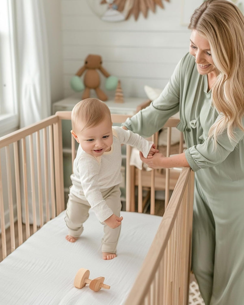 Pack and Play Mattress (38"x26"x1.5'') Certified, Hypoallergenic Dual-Sided Portable Crib Mattress Pad for Play Pen