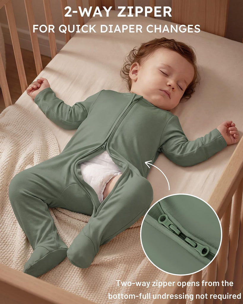 Viscose Bamboo Baby Pajamas Sleepers For Boy Girl Clothes