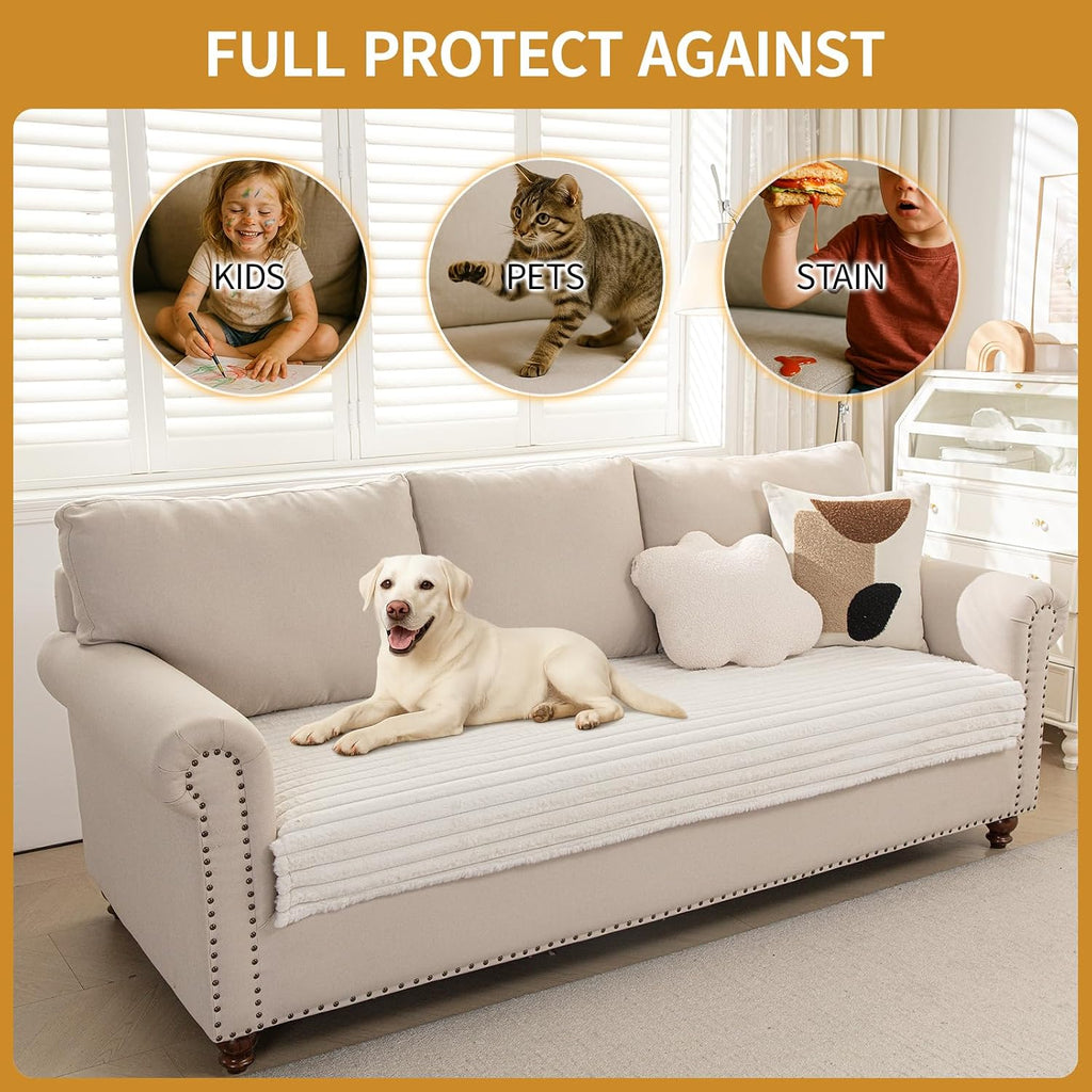 Waterproof Couch Cover for Dogs, Non Slip Couch Covers for Sofa