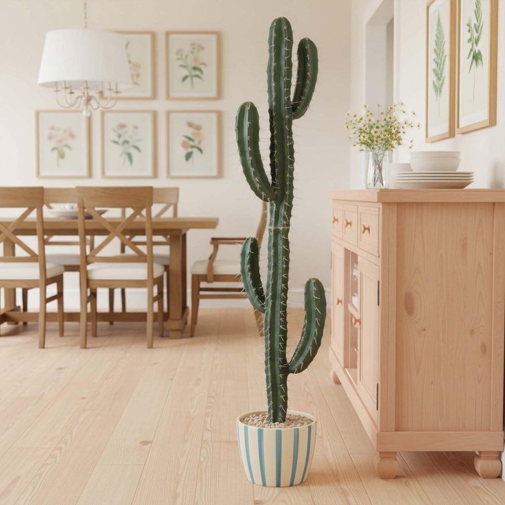 Artificial Cactus Fake Cacti 62" Faux Potted Cactus Plants Store Office Decoration