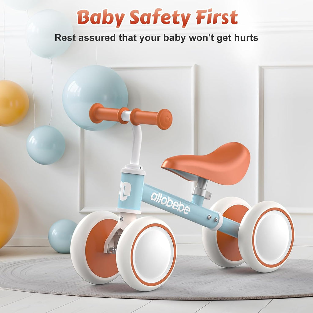 Baby Balance Bike, Cute Toddler Bikes 12-36 Months Gifts for 1 Year Old Girl Bike to Train Baby from Standing to