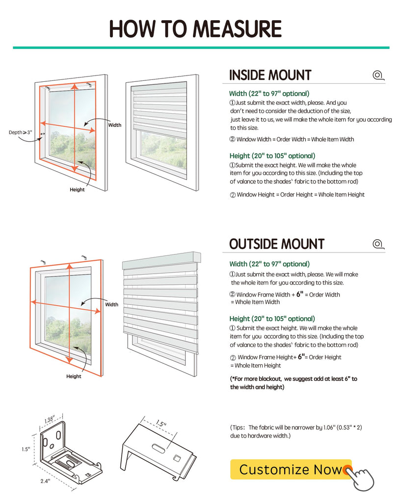Motorized Zebra Blinds with Remote, Room Darkening Smart Blinds