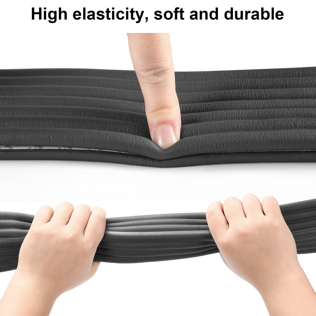 Upgraded Baby Proofing Edge Corner Protector, 16.4ft Edge Guards Padding with 3M Adhesive, Extra-Wide Soft Rubber