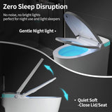 Tankless Smart Toilet with Integrated Bidet, One Piece Elongated Intelligent Toilet with Heated Seat & Child Mode