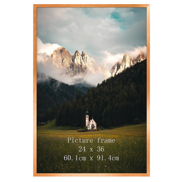 24x36 Poster Frame Brass, 36x24 Metal Picture Frame, 1 Pack