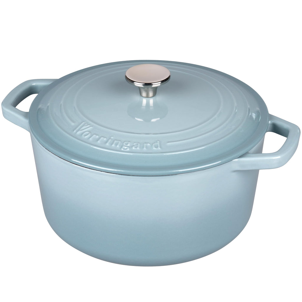 Enameled Cast Iron Dutch Oven Pot with Lid, for Bread Baking, Round Bread Oven- include Sourdough Bread Baking