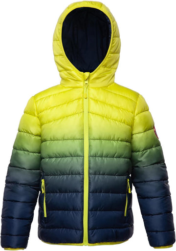 Boys' Reversible Lightweight Water-Resistant Puffer Jacket