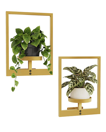 Wall Plant Holder Plant Stand Indoor Wall Planters Gold