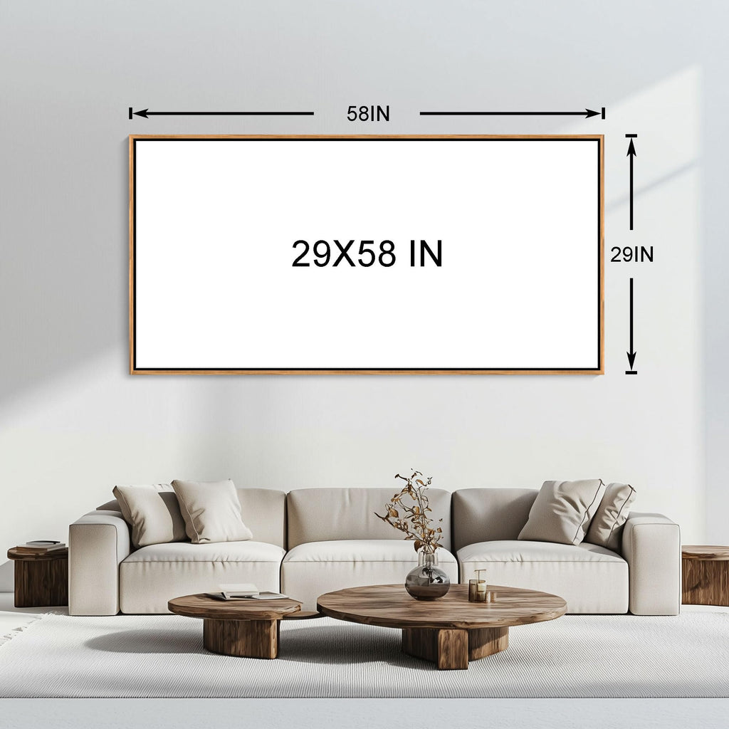 Birch Tree Canvas Wall Art Landscape Yellow Picture Wall Decor Large Bedroom Wall Decor Above Bed Artwork for Walls