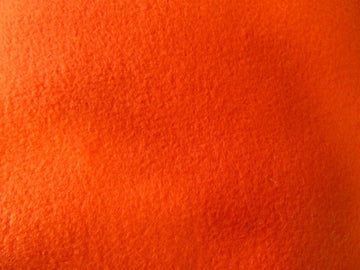 Orange Anti Pill Solid Fleece Fabric, 60" Inches Wide - Sold By The Yard