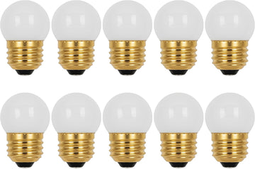 S11 Ceramic White Night Light Bulbs 7.5W E26