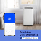 14000 BTU Ultra Quiet Inverter Portable Air Conditioner Works with Alexa Cools Up To 450 Sq. Ft. Smart Wifi Portable