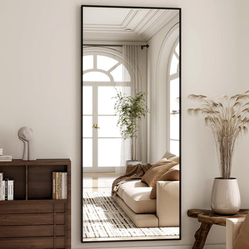 Full Length Mirror 21"x64", Rectangle Floor Mirror with Stand