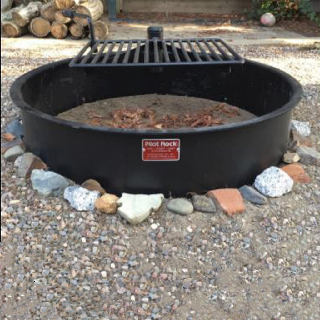 Fire Pit Ring & Grate - Heavy Duty - 30 in, 3-Pack - Alloy Steel
