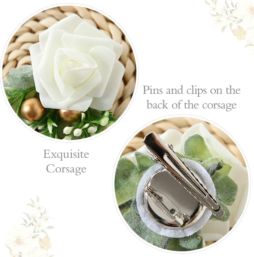Toddler Baby Boy Clothes Suit Gentleman Wedding Outfits, Formal Dress Shirt+Bowtie+Vest+Boutonniere+Suspender Pants
