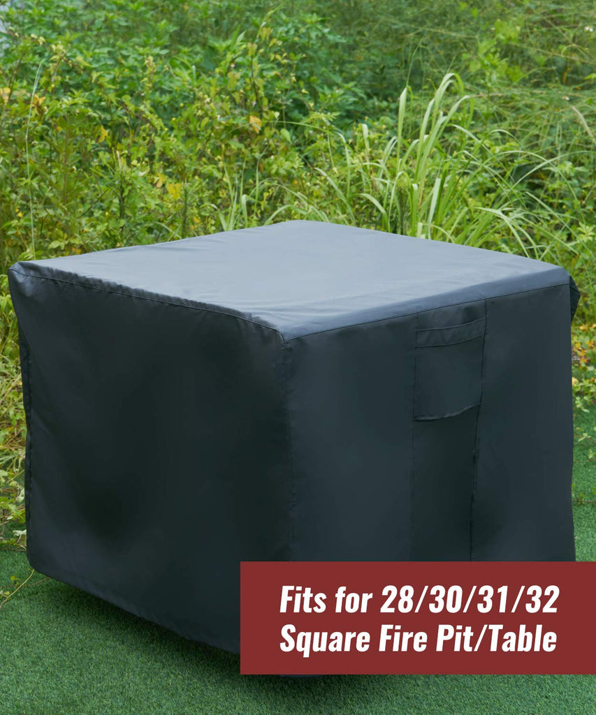 30 Inch Square Fire Pit Cover for Propane Fire Pit/Table