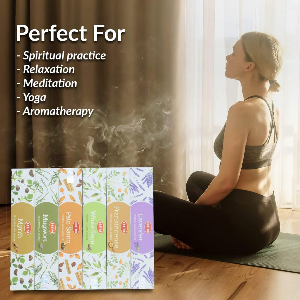 Universal Masala Gift Pack Incense Sticks | Natural Fragrance of Sandalwood for Positivity | Smudge Healing Incense - Set of 12