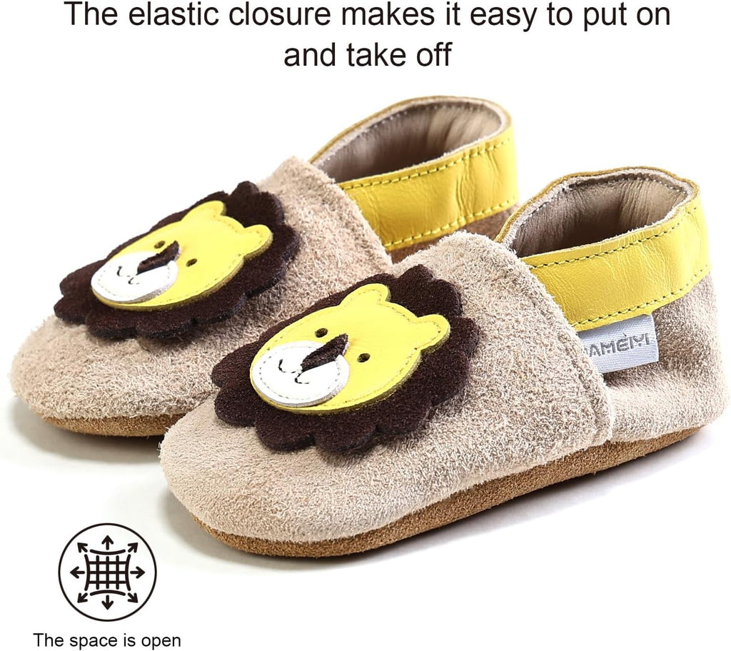 Baby Shoes Genuine Leather Soft Sole Non-Slip 0-3 Yrs Toddler Moccasins
