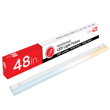 48 Inch Hardwired Under Cabinet Light, Dimmable 1585 Lumens