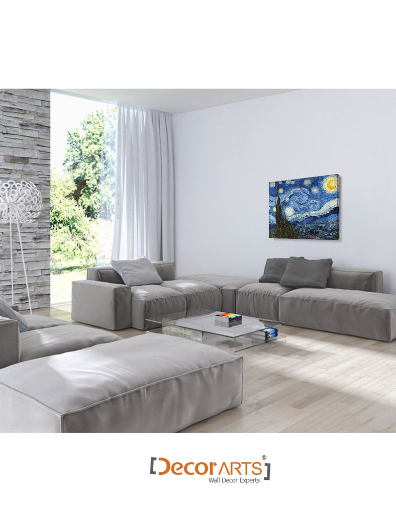Van Gogh Canvas Wall Art, Van Gogh Starry Night, 24x20