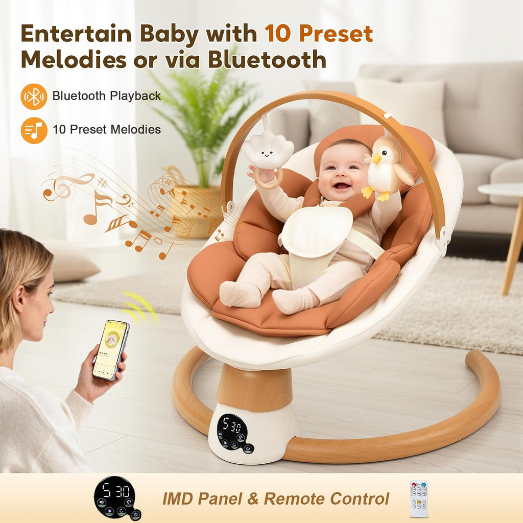Swings for Infants, Electric Portable Baby Swing