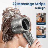 Filtered Shower Head with Handheld,High Pressure Shower Head 4 Spray Modes,ShowerHead with ON/OFF Switch for