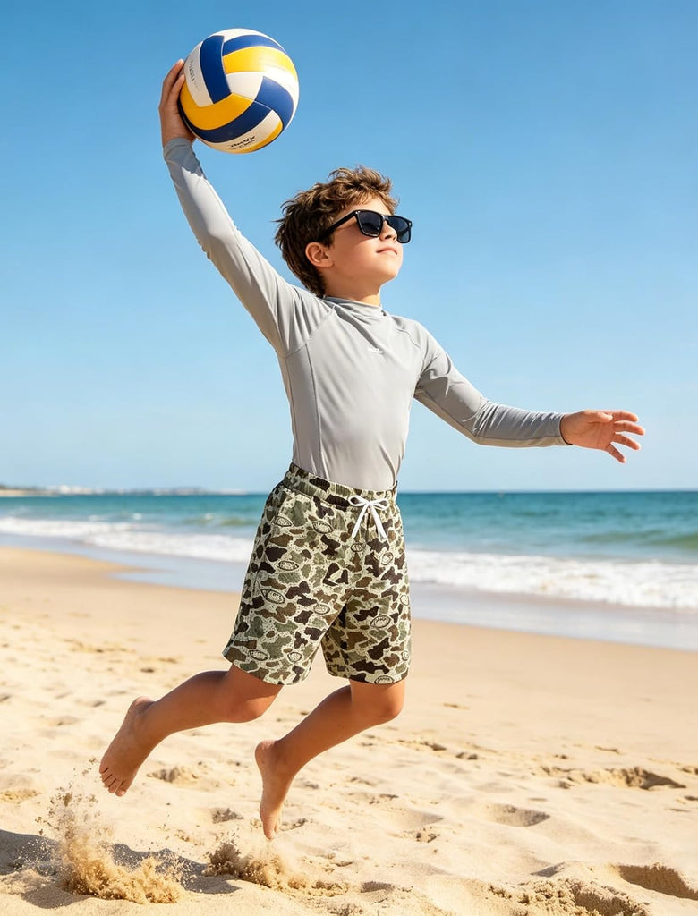 Boys Mesh Athletic Shorts Way Stretch Sportwear with Pockets