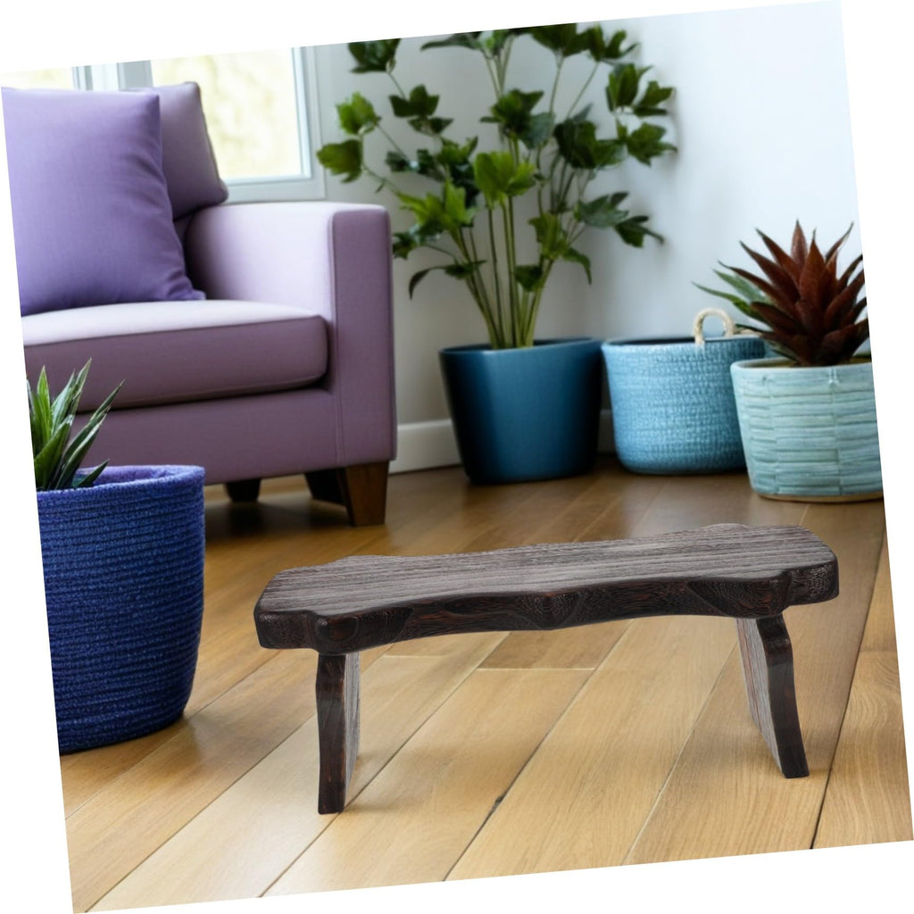 Vintage Wood Step Stool Low Stool Bay Window