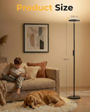 Floor Lamps, 69" Tall LED Lamp, 2800LM Standing Lamp Remote & Foot Switch with 1H Timer