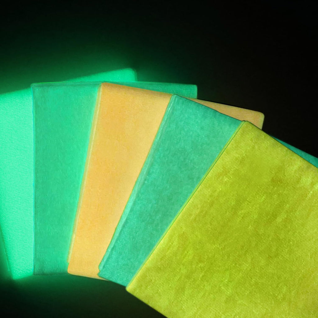 Glow in The Dark Fabric, Luminous Soft Velvet Fabric by 1 Yard in Solid Color 63" Width for Crafting, Quilting