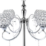 Silver Candelabra,49'' Tall Candelabra Floor Candle Holders,5 Arm Candelabra Candle Holder Centerpiece Decorations