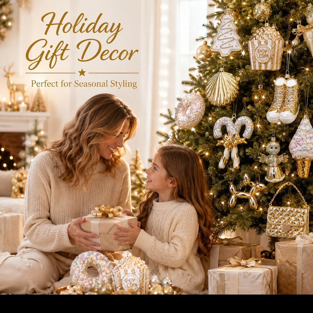 Glass Ornaments Set