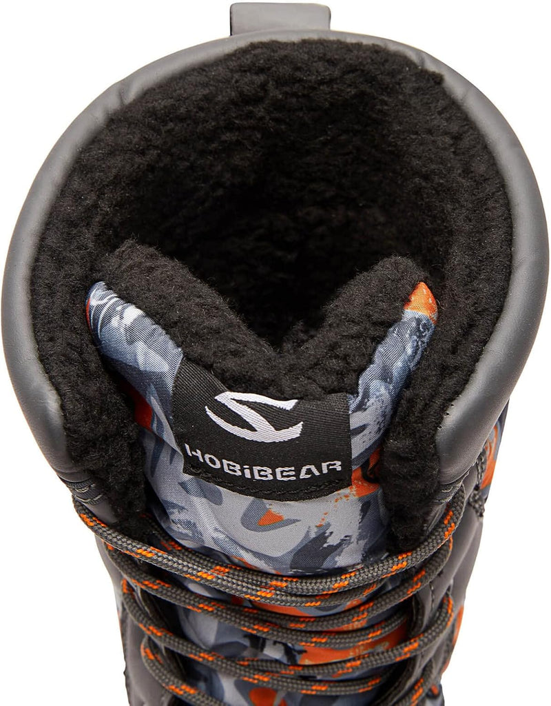 Boys' Waterproof Winter Snow Boots with Insulation for Cold Weather