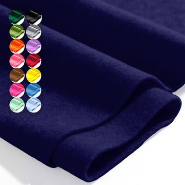 Navy Blue 36" X 36" Felt Fabric Sheet - 1.6mm Thickness